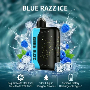 Geek BUZZ Blue Razz Ice – jednorazowy vape
