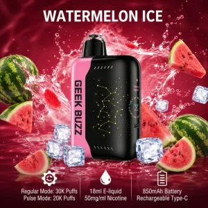 Geek BUZZ – jednorazowy vape o smaku arbuzowym