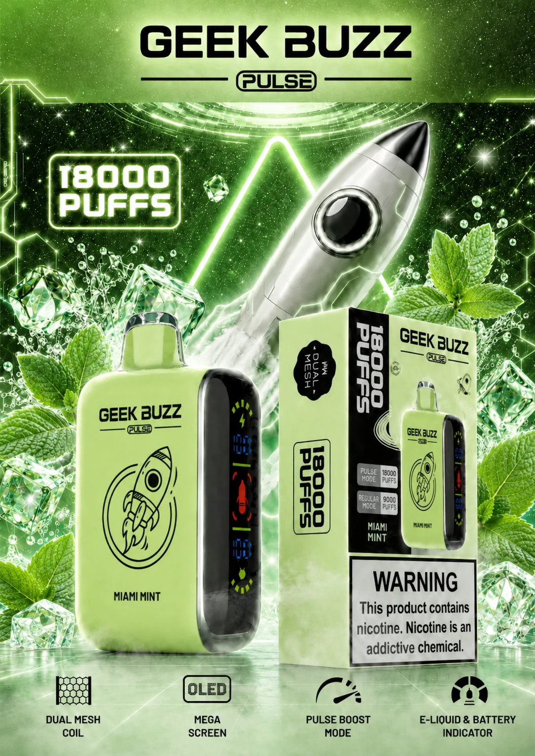 18000 Puffs Disposable Vape Pen