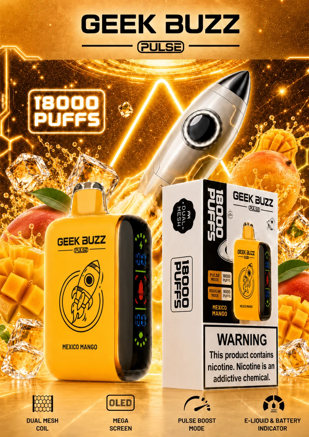 18000 Puffs Disposable Vape