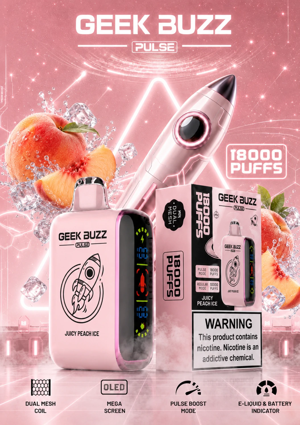 GEEK BUZZ PULSE Disposable Vaporizer