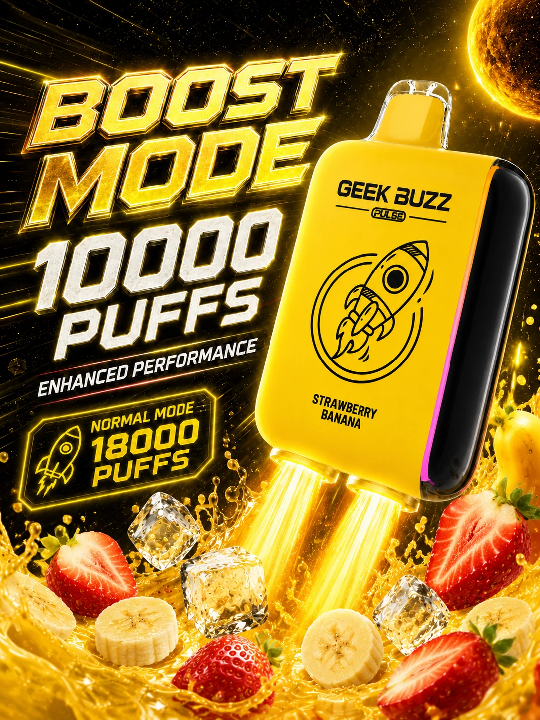 Strawberry Banana Disposable E-Cig