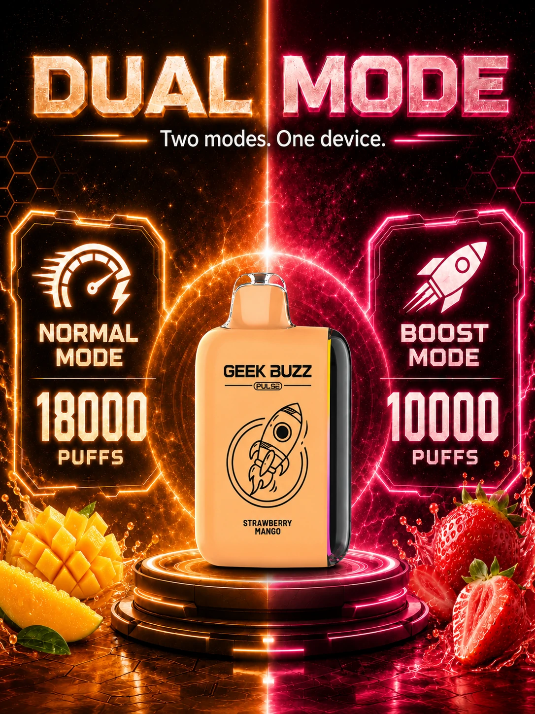 Strawberry Mango Adjustable Vape